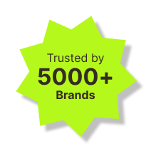 Trusted by 5000+ Brands