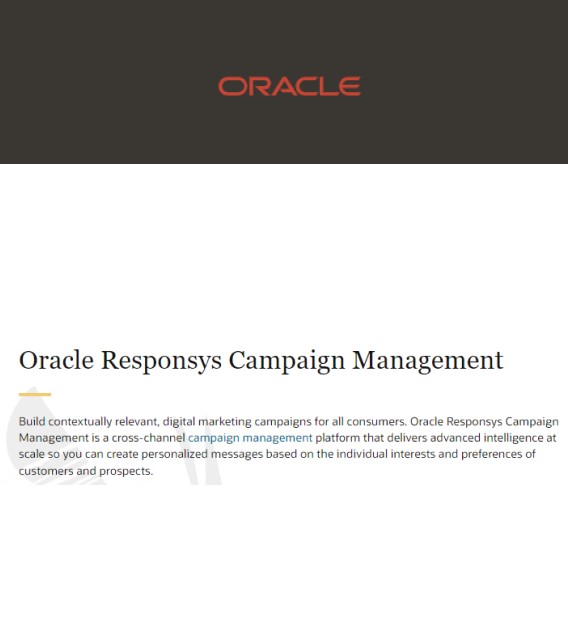 Oracle Responsys images
