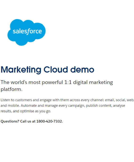 Salesforce Marketing Cloud images