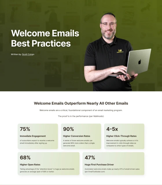 Welcome Email Best Practices