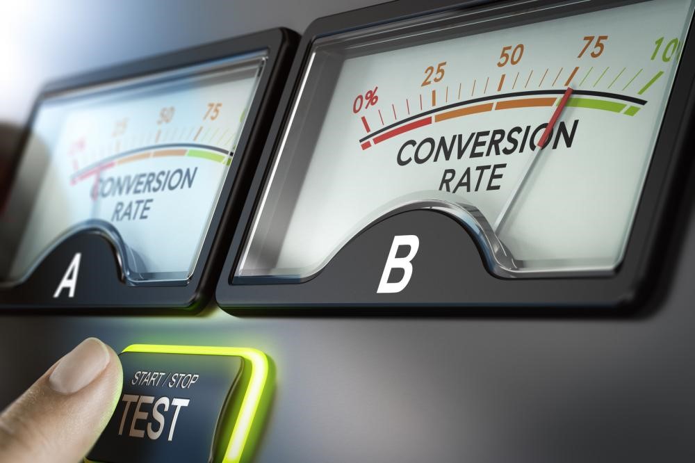 A/B testing on conversion rates