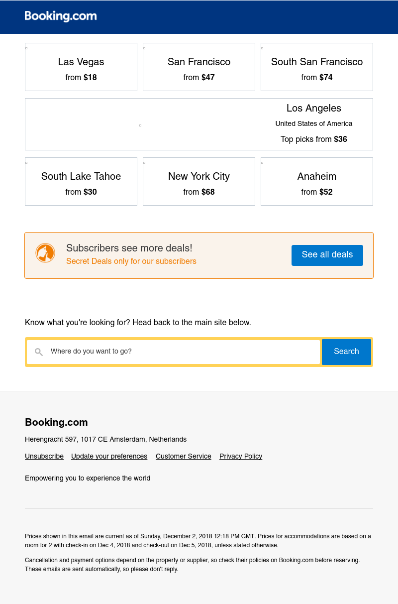 browse abandonment campaign with a sense of urgency