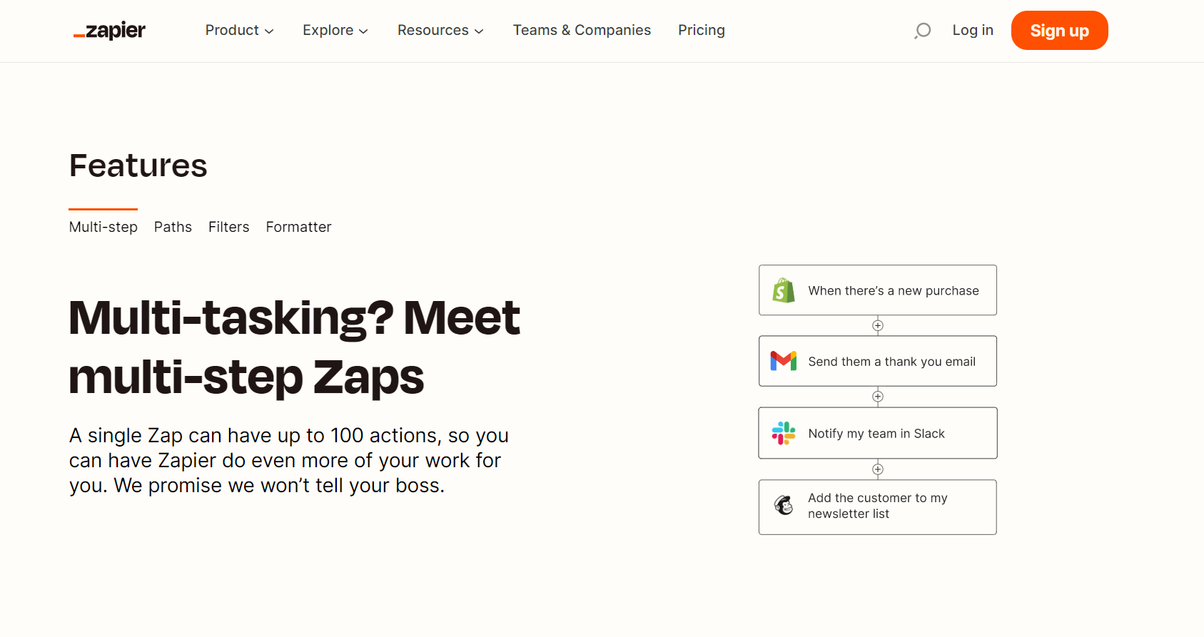 Zapier automate your workflows