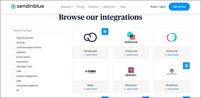 Integrations_Sendinblue