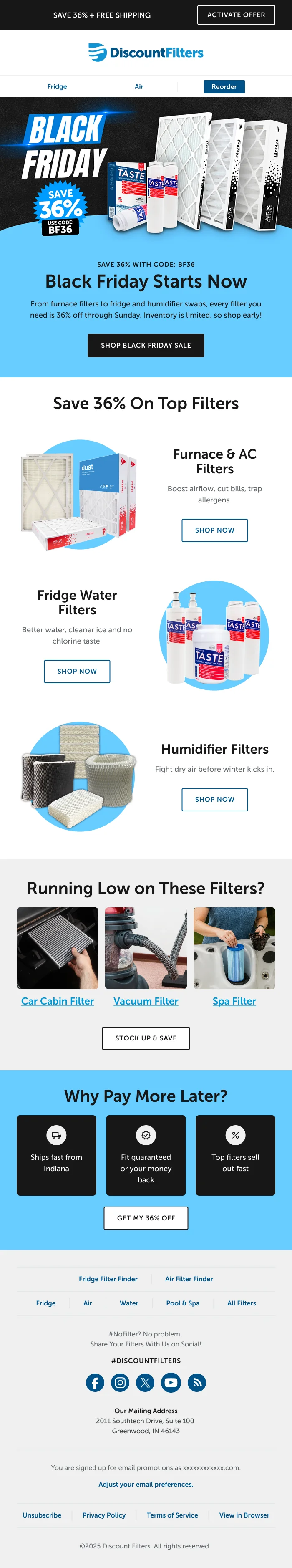 Black friday email 1