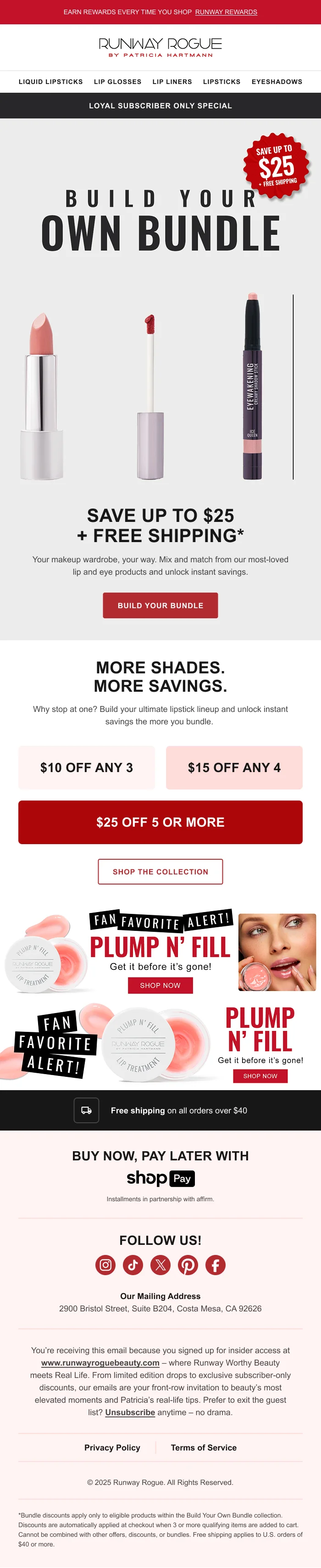 Bundle and save up to 25