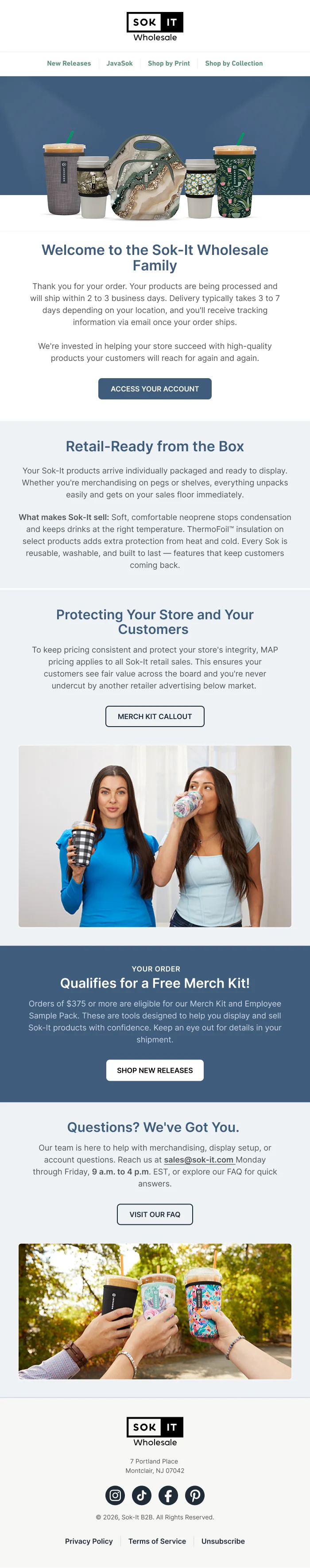 Post purchase first time buyers email 1
