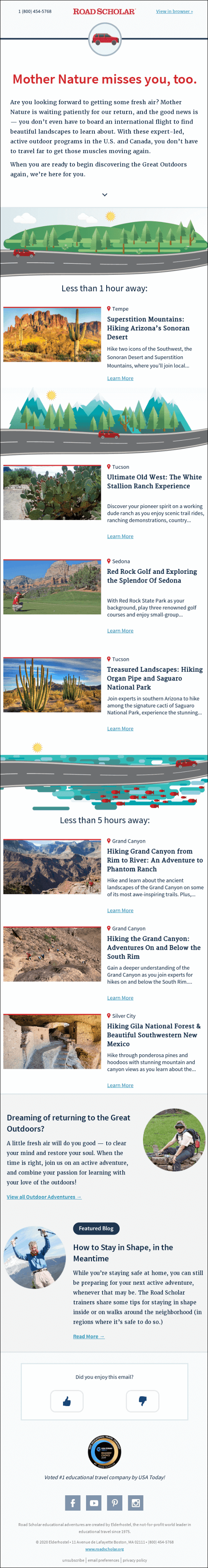 1-Celebrate the outdoors.