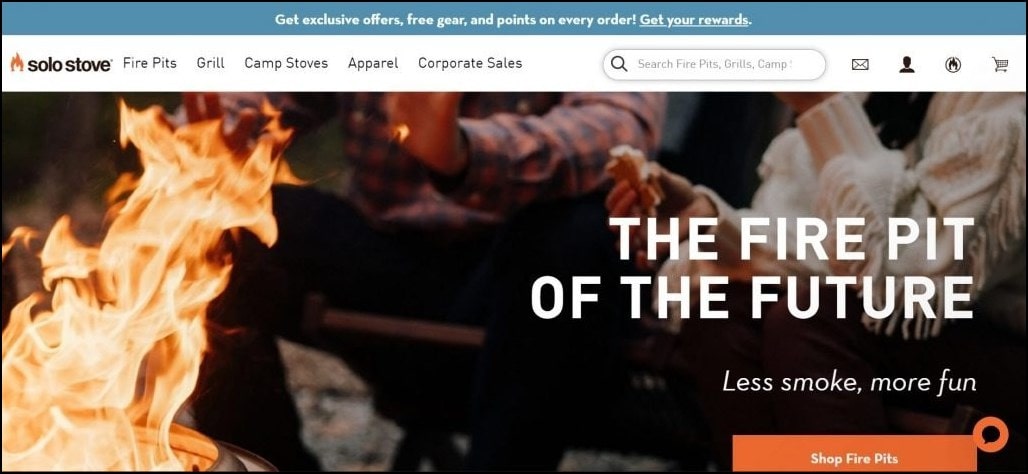 Ecommerce Landing Page - Solo Stove