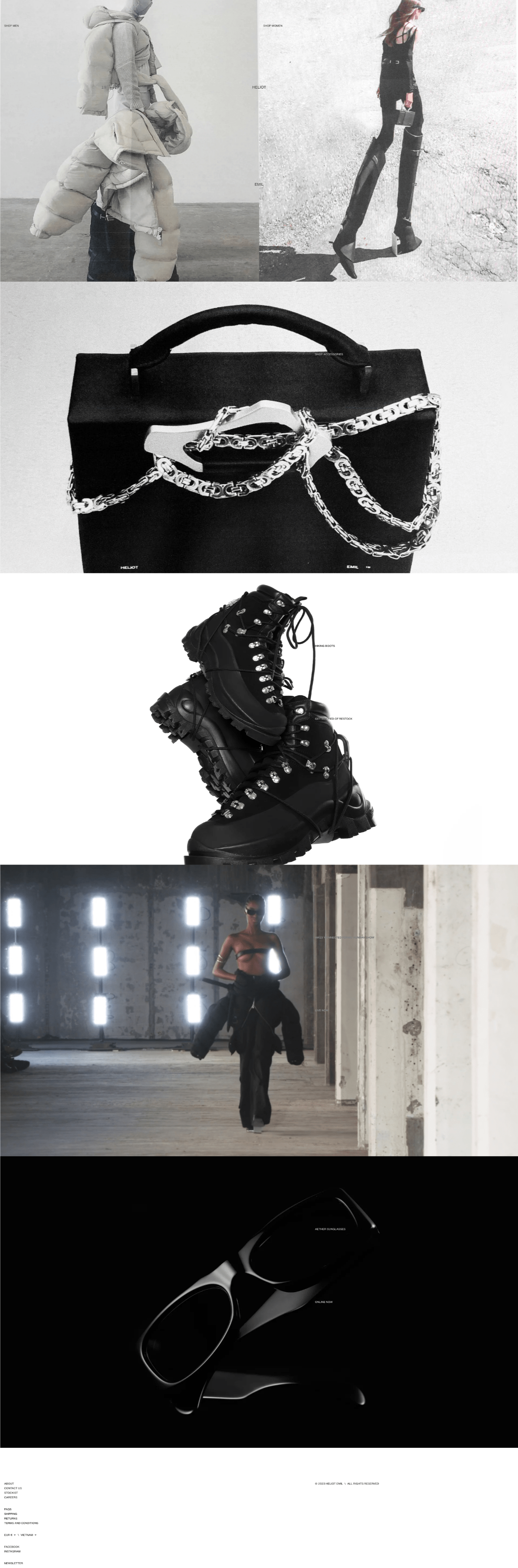 ecommerce landing page - Heliot Emil