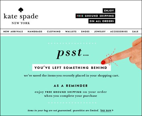 kate spade re-engagement emails