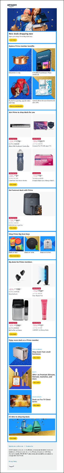 amazon email example