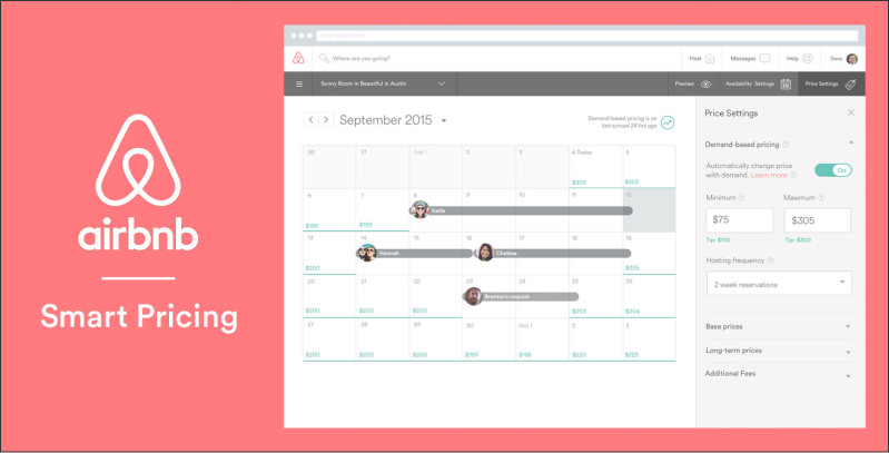 Air bnb smart pricing