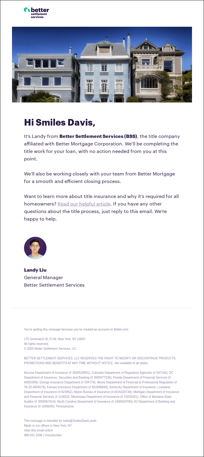 Mortgage Email Marketing Examples