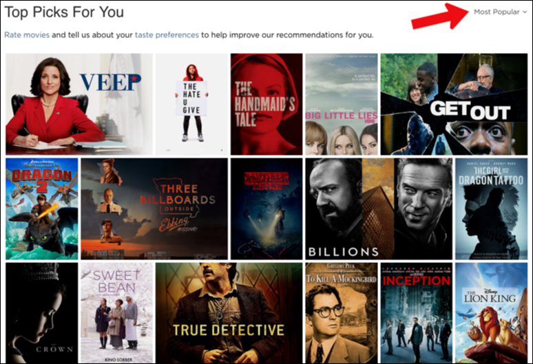 Netflix excels email