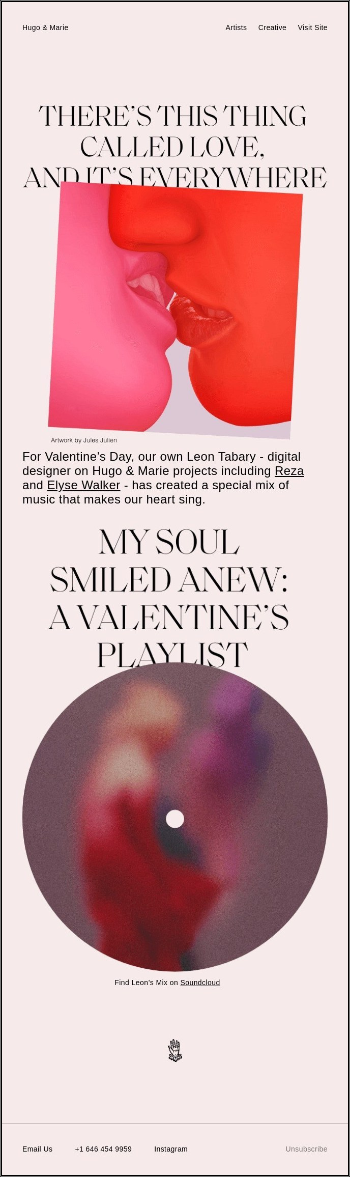 Hugo and Marie provide a great example of a Valentine’s Day playlist..jpg 