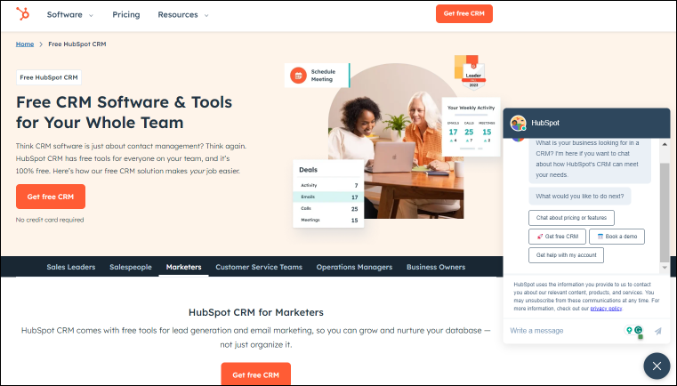 Hubspot example 2