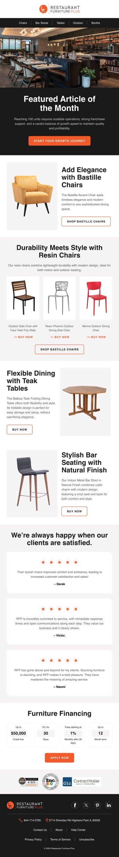 Restaurant Furniture Plus dekstop